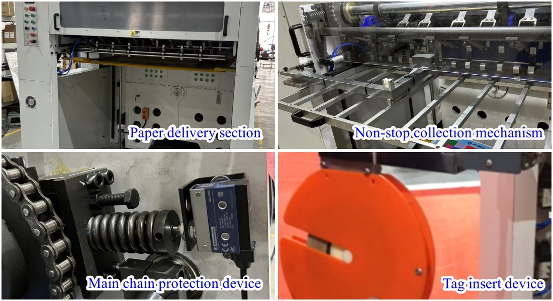 Automatische Sterbungs- und Faltenmaschine für dicke Platine 