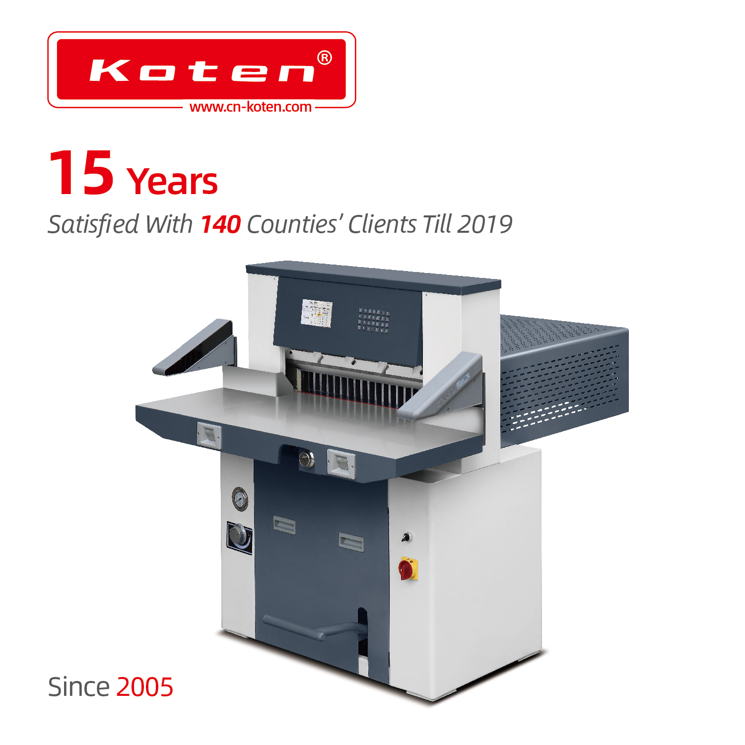 Papierschneidemaschine für Druckerei